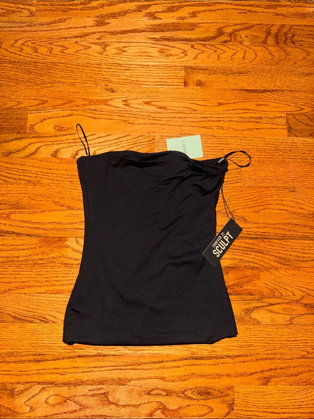 NWT black sculpt tube top
